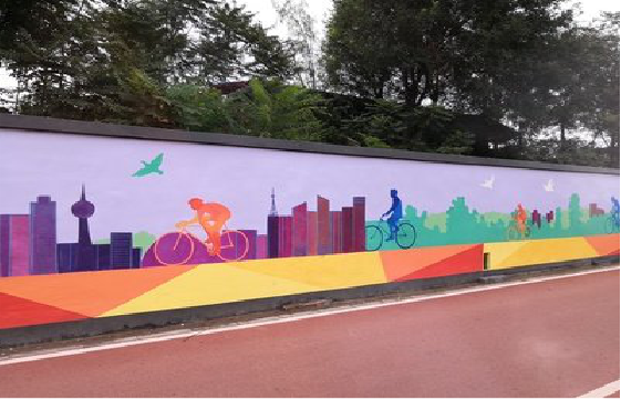 苍溪墙体彩绘-围墙