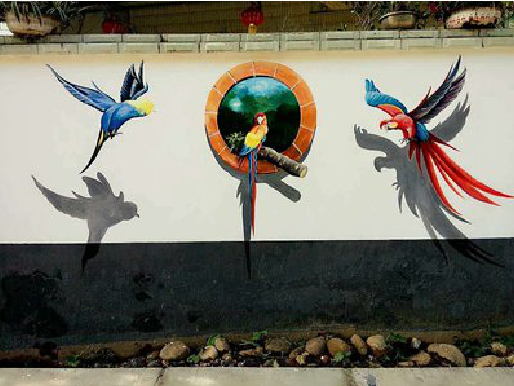 苍溪视觉错位-3D墙绘设计