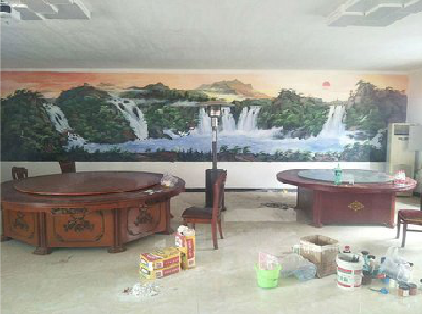 苍溪墙绘-写实风景