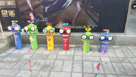 苍溪商业区彩绘