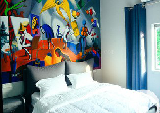 苍溪对于酒店的墙体彩绘而言更注重哪些方面？