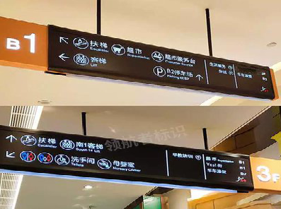 苍溪如何通过商场标识牌引导客流分布？